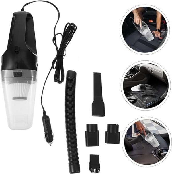 Limpiador de Coches Aspirador portátil aspiradores Coche Cable de alimentación Power Line Powerline aspiradora colector de Polvo del Coche Dentro del Coche