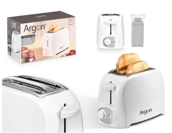 Tostador doble blanco 750w