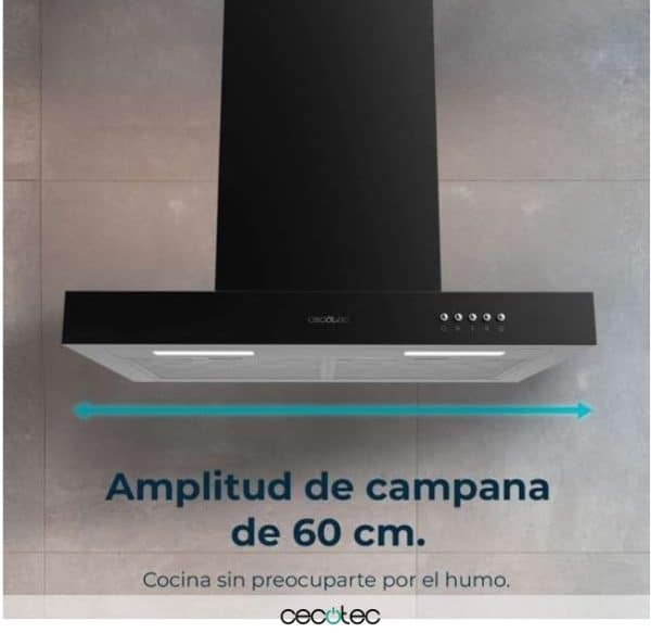 CECOTEC CAMPANA 02879 FLUX TM 606500 BLACK A